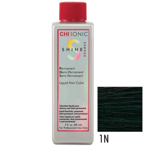CHI Ionic 1N Shine Shades Liquid Haarfarbe 89ml - black