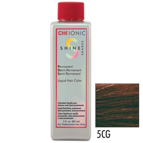 CHI Ionic 5CG Shine Shades Liquid Haarfarbe 89ml - medium copper brown gold