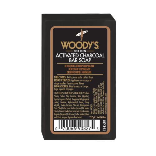 WOODY´S for men - Black Charcoal Soap 227 g