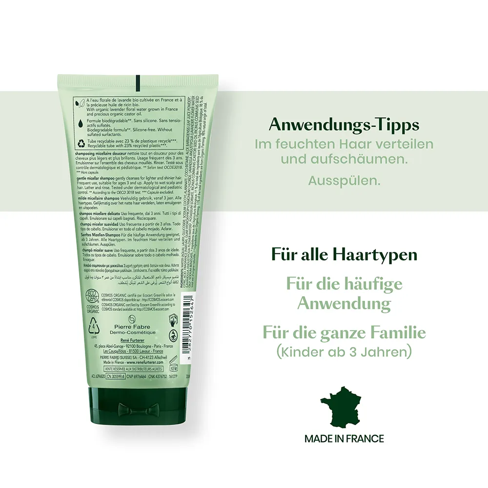 Rene Furterer Naturia Sanftes Mizellen Shampoo 200ml