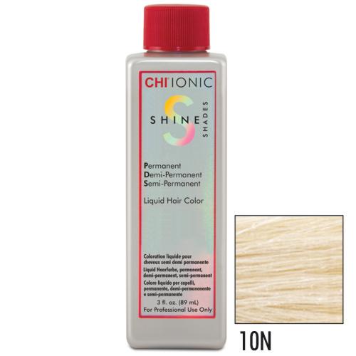 CHI Ionic 10N Shine Shades Liquid Haarfarbe 89ml - extra light blonde