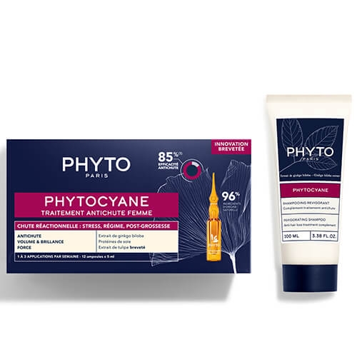 Phyto - Phytocyane Anti-Haarausfall Set (2) bei reaktiven Haarausfall  - limitiert -