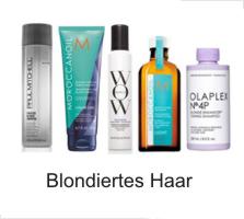 Blondiertes Haar