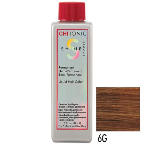 CHI Ionic 6G Shine Shades Liquid Haarfarbe 89ml - light gold brown