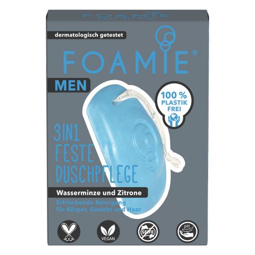 FOAMIE MEN 3in1 Feste Duschpflege Seas The Day 90g