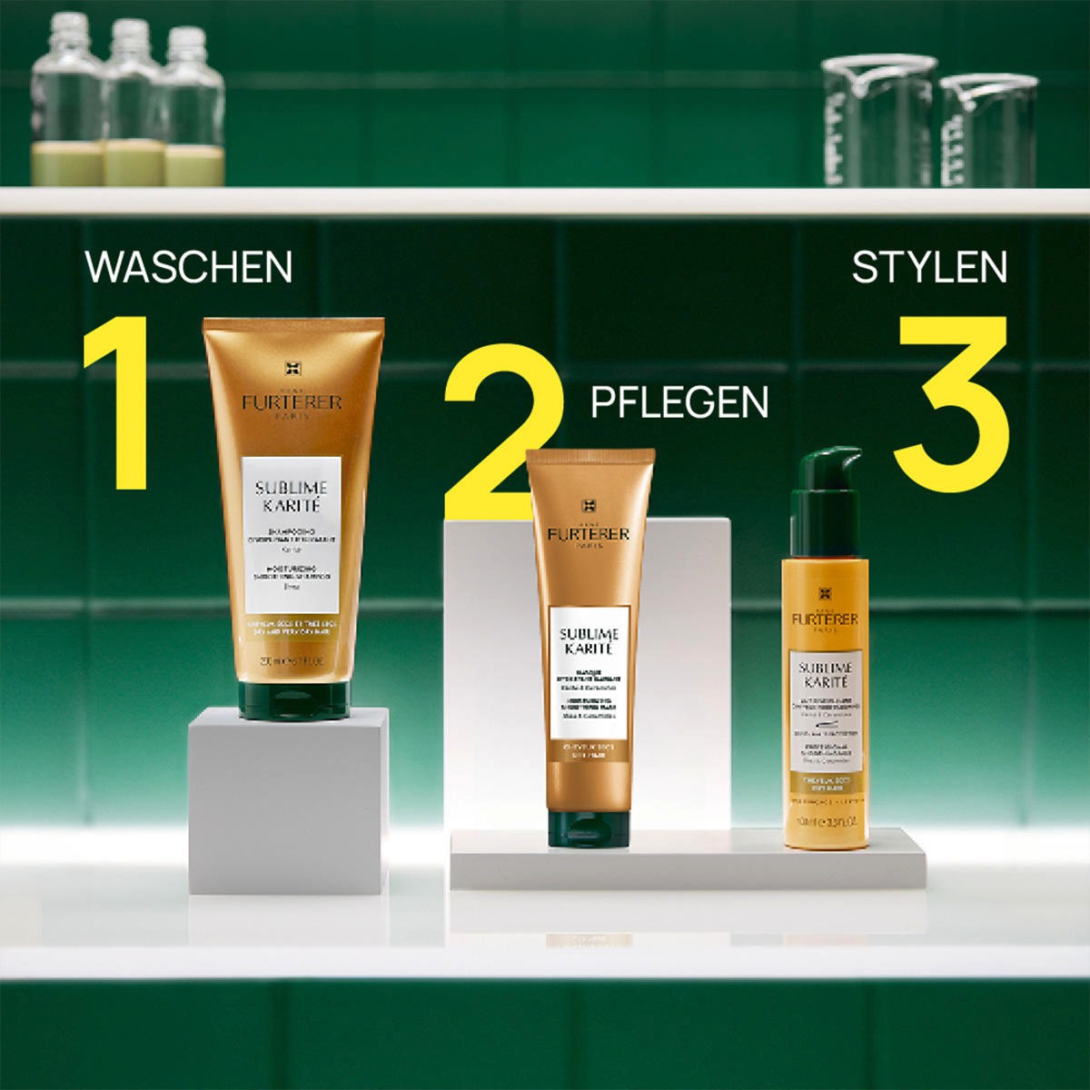 Rene Furterer - SUBLIME KARITE Feuchtigkeitsspendende, bändigende Haarmaske 100ml Rene Furterer - SUBLIME KARITE Feuchtigkeitsspendende, bändigende Haarmaske 100ml