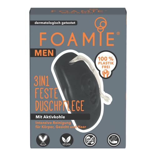 FOAMIE MEN 3in1 Feste Duschpflege What A Man 90g