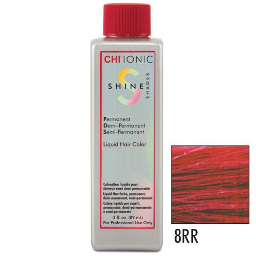 CHI Ionic 8RR Shine Shades Liquid Haarfarbe 89ml - red copper
