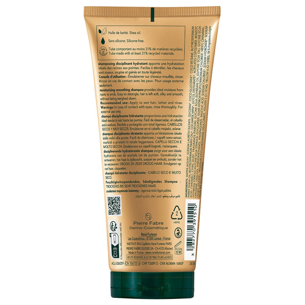 SUBLIME KARITE Feuchtigkeitsspendendes, bändigendes Shampoo 200ml
