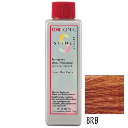 CHI Ionic 8RB Shine Shades Liquid Haarfarbe 89ml - medium red blonde