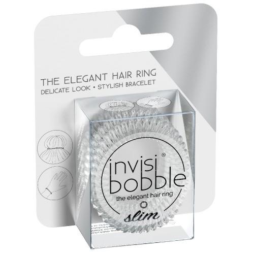 Invisibobble SLIM Crystal Clear (3er Set)