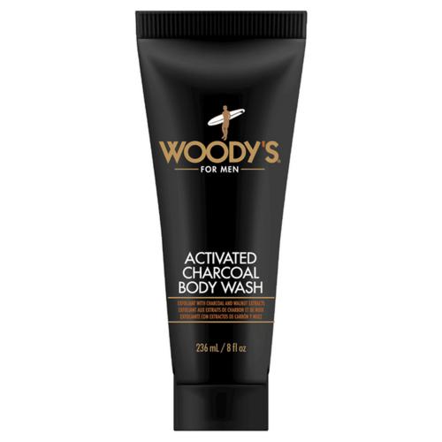WOODY´S for men - Activated Charcoal Body Wash 236 ml