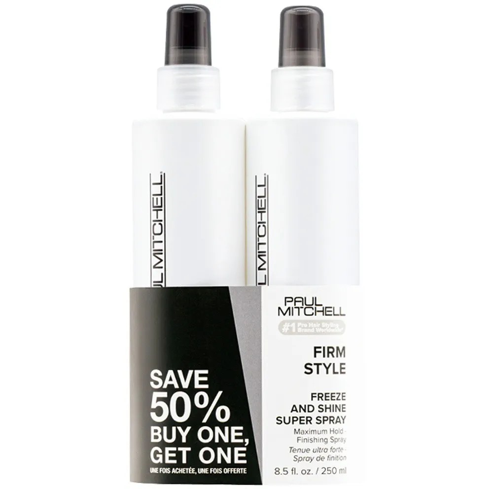 Paul Mitchell - Duo Freeze and Shine Super Spray 2 x 250ml (nur für kurze Zeit verfügbar)