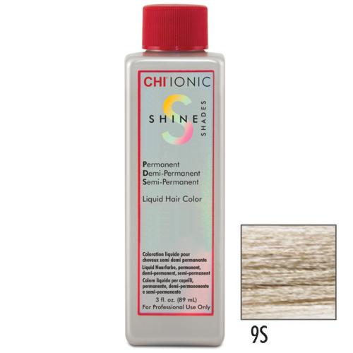 CHI Ionic 9S Shine Shades Liquid Haarfarbe 89ml - light silver blonde